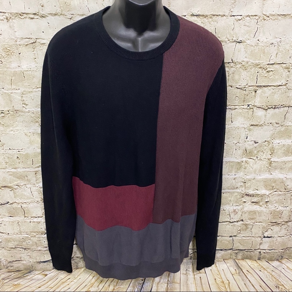 NEW 14th & Union Colorblock Knit Sweater - Picture 2 of 6